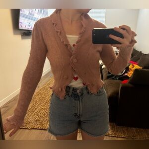 Zara pink cardigan - great condition